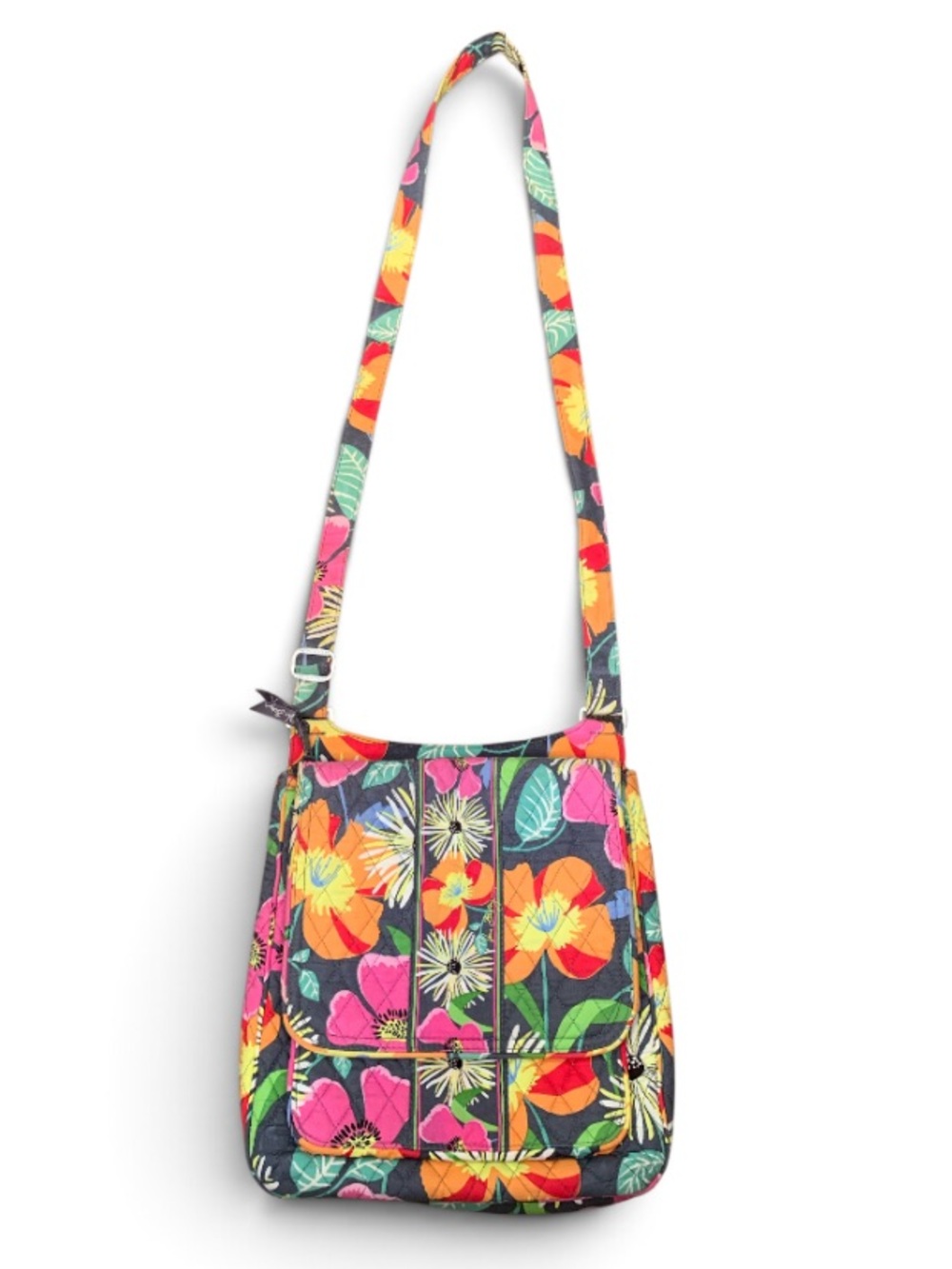 Vera Bradley Tropical Evening Quilted Crossbody Bag | Retired Floral
